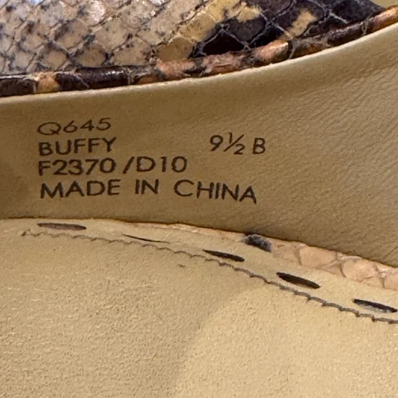 Coach Buffy Python/Snake Print High Heels Size 9.5 - Picture 16 of 16